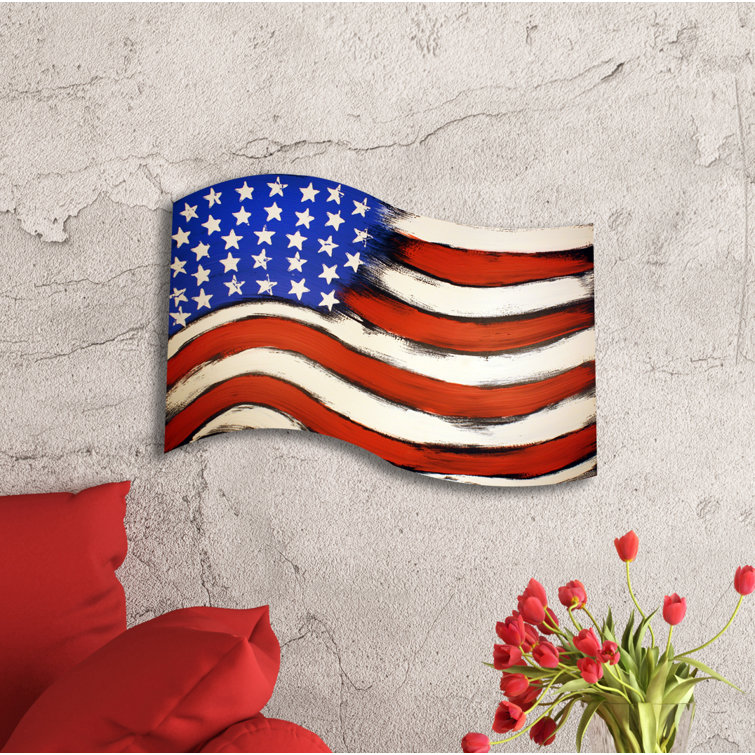 Winston Porter US Flag Wall Decor Wayfair